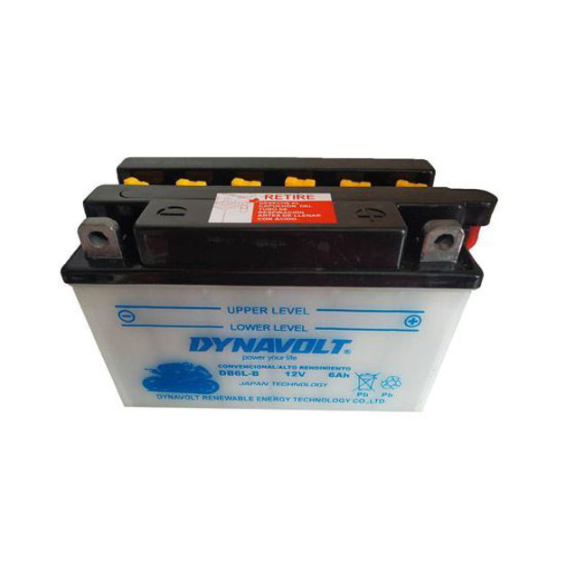 Imagen de Bateria Convencional Db6L-B 12V 6Ah (- +) (143L*70A*95H)