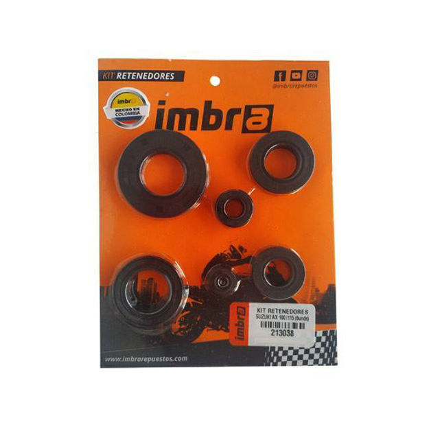 Imagen de Retenedores Suzuki Ax100 Ax115 6Pcs Kit Completo Imbra