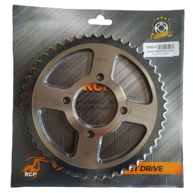 Imagen de Catalina 428H 49 Dientes 4H Yamaha Dtk Xtz125 rcp