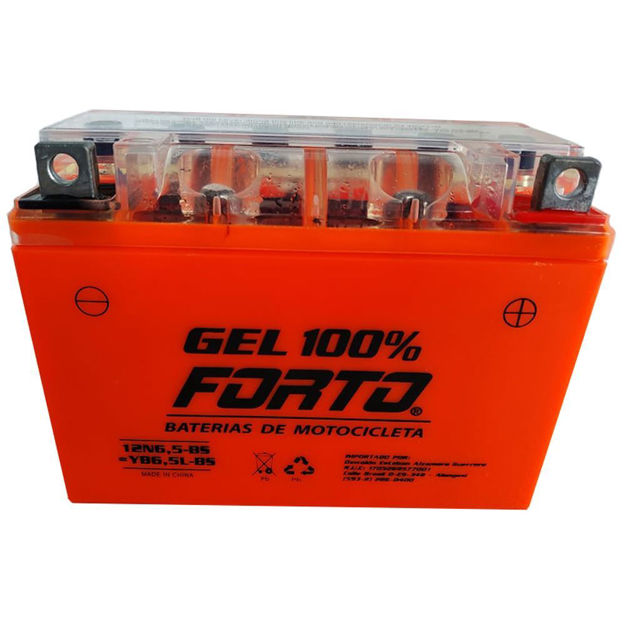 Imagen de Bateria de Gel Naranja YB6,5L-Bs Forto