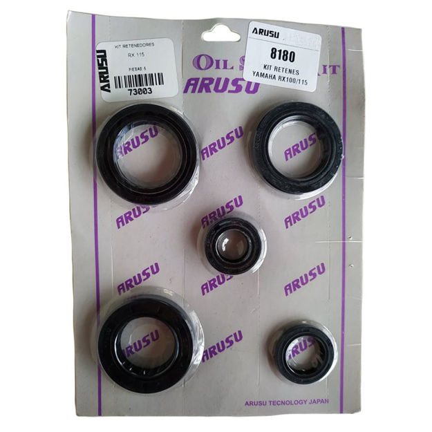 Imagen de Retenedores Yamaha Rx100 Rx115 Kit Completo Arusu
