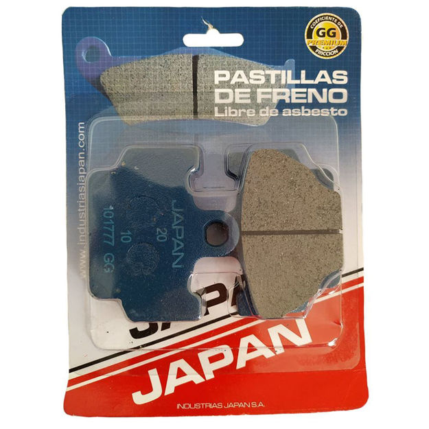 Imagen de Pastilla Yamaha Rx115 Rx135  Delantera Non Asbeston Japan