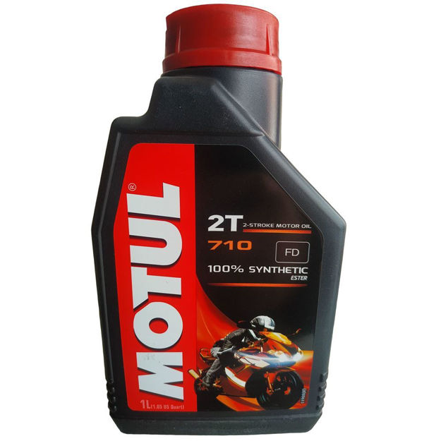 Imagen de Aceite Motul 710 100% Sintetico 2T  1Litro