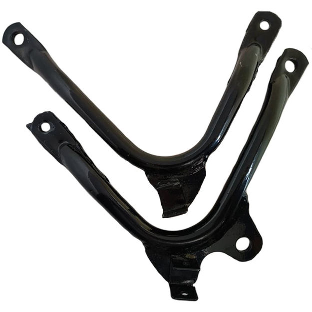 Imagen de Base Reposapies Estribo Aereos Yamaha Rx100 Rx115 Negro