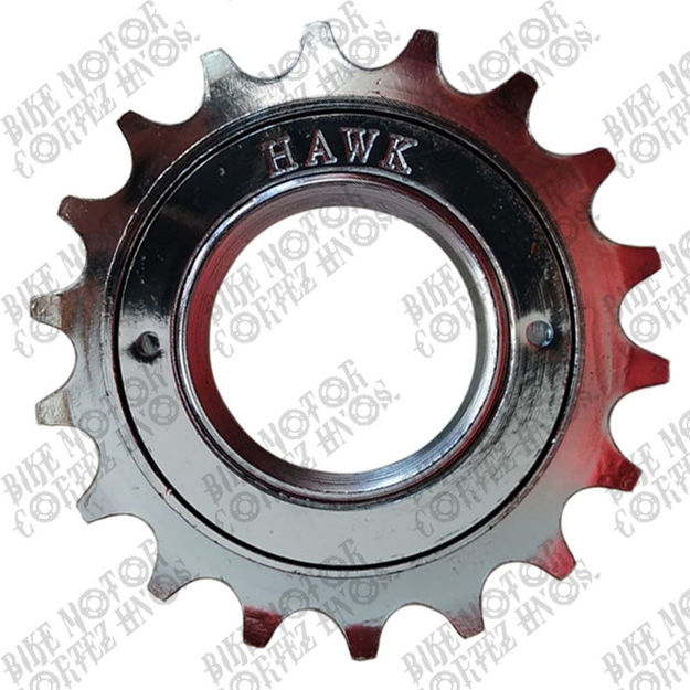 Imagen de Piñon Bmx - Paseo 18T Cromado hawk
