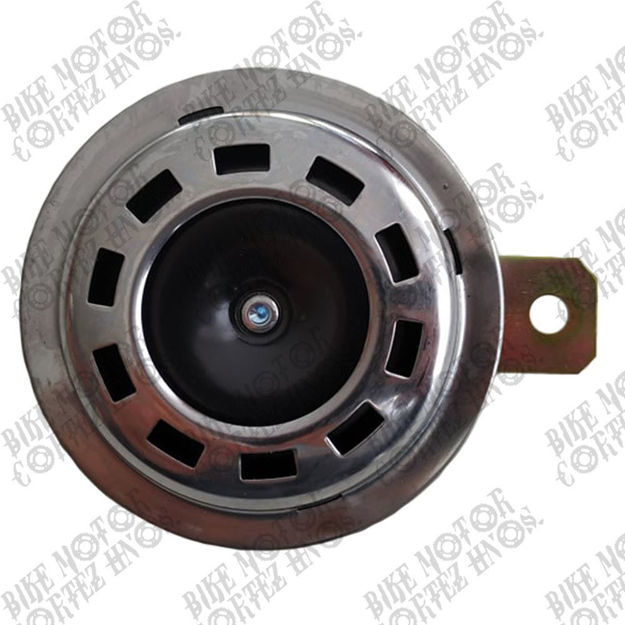 Imagen de Pito 12v Yamaha Rx115 Tipo Original Cromado 9,0 cm Narita