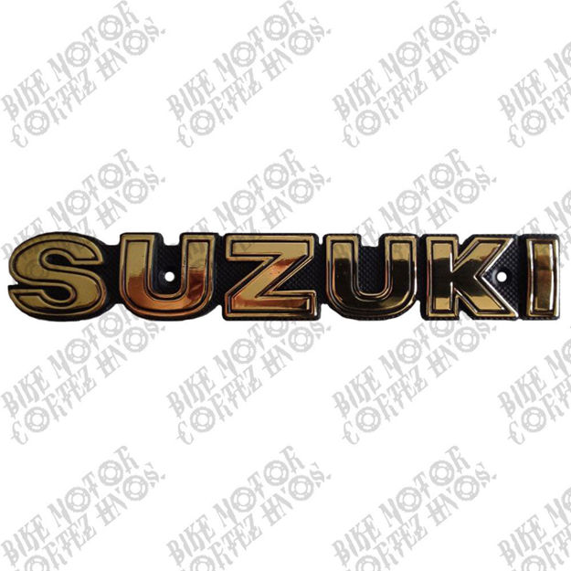 Imagen de Emblema Tanque Suzuki Ax100 Gn125 Dorado