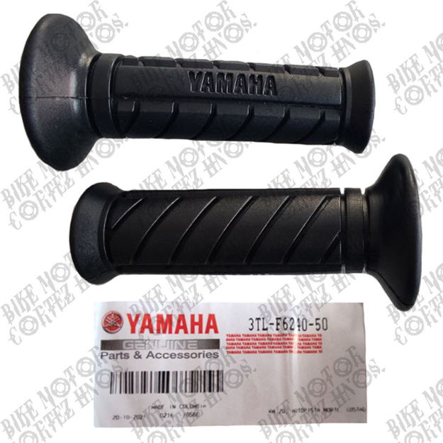 Imagen de Puño Grips Manillar Yamaha Dtk175 Dtk125 Calimatic Dte Rx100 Rx115 Rx125 Rx135 3TL-F6240-50 GENUINO