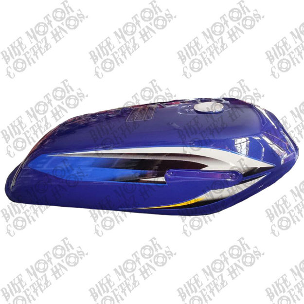 Imagen de Tanque Gasolina  Azul  Yamaha Rx115 Sin Hueco Medidor Knt