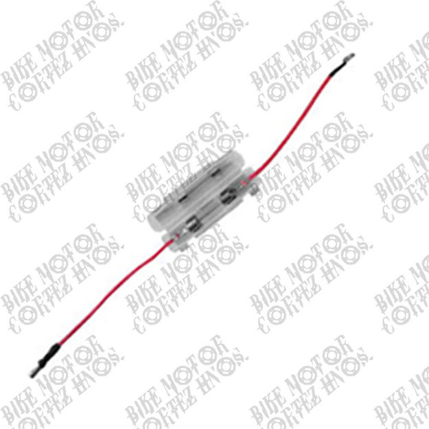 Imagen de Porta Fusibles vidrio Doble Universal kto