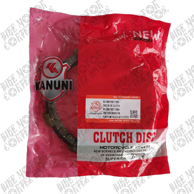 Imagen de Disco Embrague Yamaha Dtk Yb125 5VL Xtz Rx100 Rx115 Rx125 Rx135 kanuni