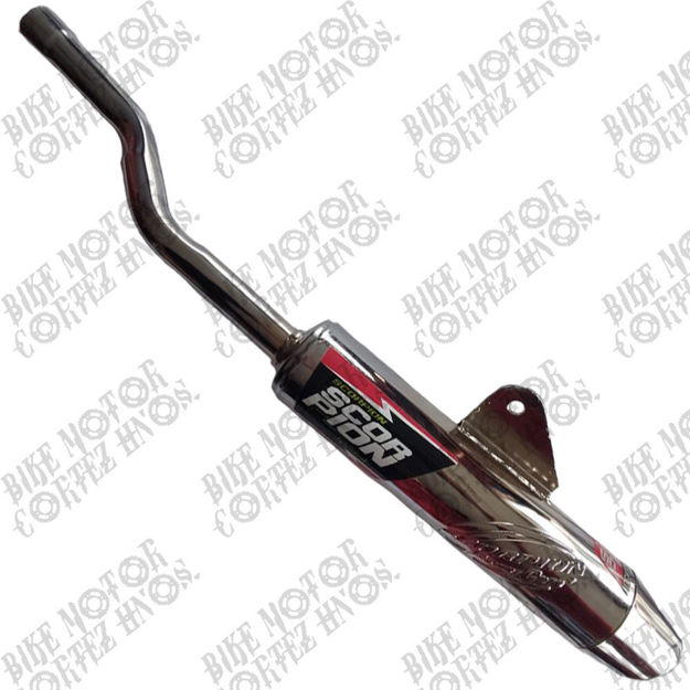 Imagen de Silenciador Yamaha Dtk125 Dtk175 Escorpion Cromado