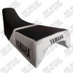 Imagen de Sillin Montura Yamaha Dtk125 Dtk175 Bicolor Con Costura Base plastica sin Platinas Negro Blanco