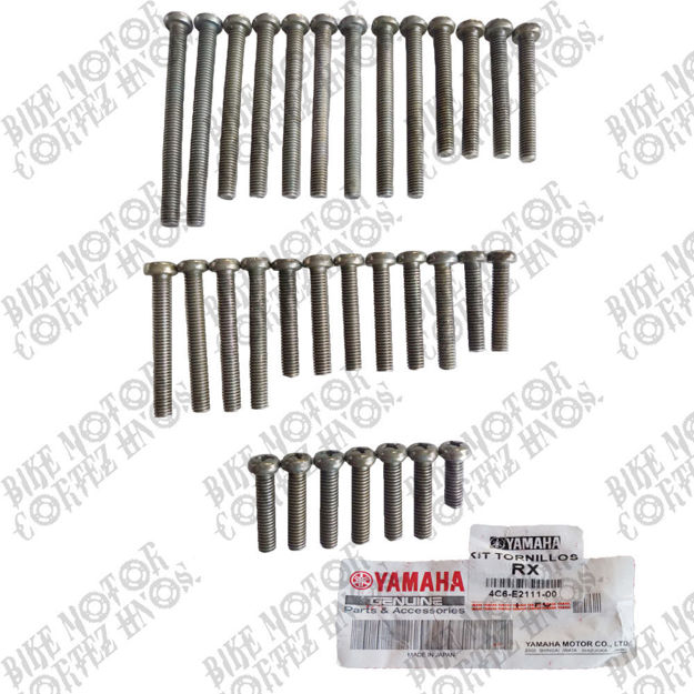 Imagen de Tornillo Motor Yamaha Rx100 Rx115 Rx125 Rx135 4C6-E2111-00 Yamaha Japon