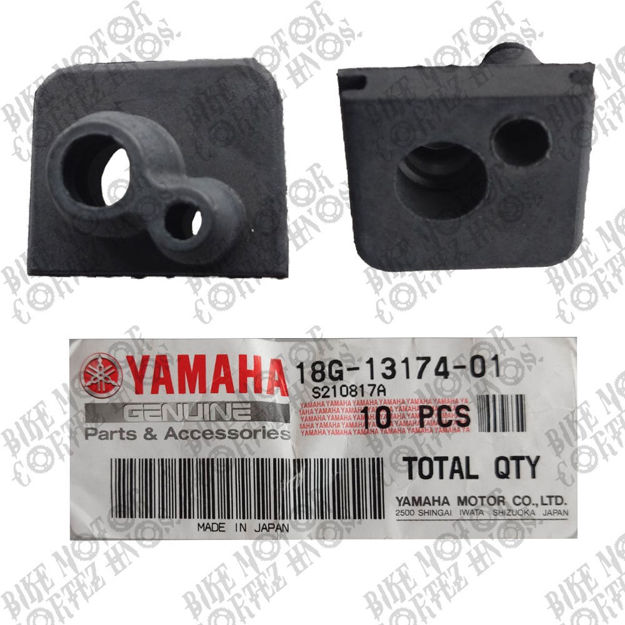 Imagen de Caucho Soporte Manguera Tapa Bomba Aceite Dtk125 Dtk175 18G-13174-01 Yamaha Japon