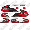 Imagen de Calcomania Completa Suzuki Ts185 Ts125 Gris Azul Rojo Dual Purpose
