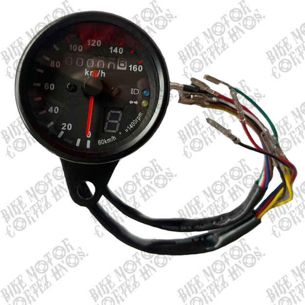 Imagen de Velocimetro Universal Yamaha Dtk125 Dtk175 Rx100 Rx115 Rx125 Rx135 Calimatic Trail Suzuki Ax100 Ts125 Ts185 Analogo Kto