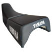 Imagen de Sillin Montura Yamaha Dtk125 Dtk175 Bicolor Con Costura Base plastica sin Platinas Negro Gris