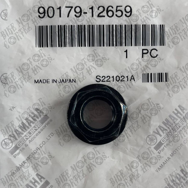 Imagen de Tuerca Cigueñal Derecho Yamaha V80 Fs80 Rx100 Dtk125 Dtk175 Trail Dte Calimatic Libero 90179-12659 Japon