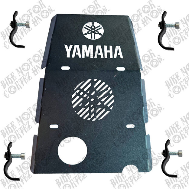 Imagen de Pechera Protector Motor Yamaha Dtk125 Dtk175 Corte Lazer Negro