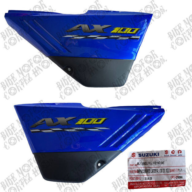 Imagen de Tapa Laterales Suzuki Ax100 Azul JNLH00096