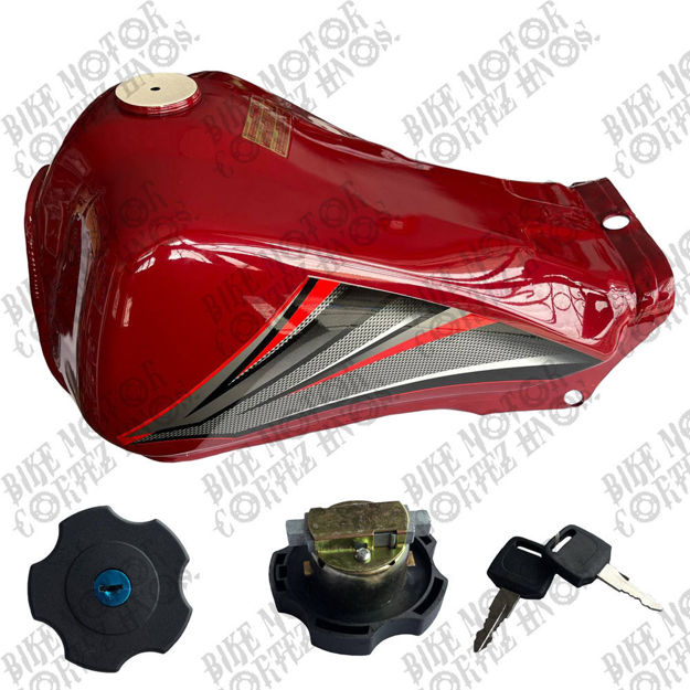 Imagen de Tanque Gasolina Yamaha Dtk Rojo Vino  Modelo Modelo Nuevo Colombiana  Taiwan Evol