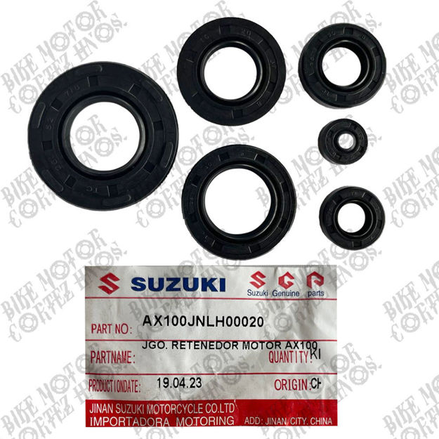 Imagen de Retenedores Suzuki Ax100 Ax115 6Pcs Kit Completo JNLH0020 Suzuki