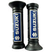 Imagen de Manillar Grips Puños De Moto Logo Suzuki Ts125 Ts185 Ax100 Gn125 Bugallo
