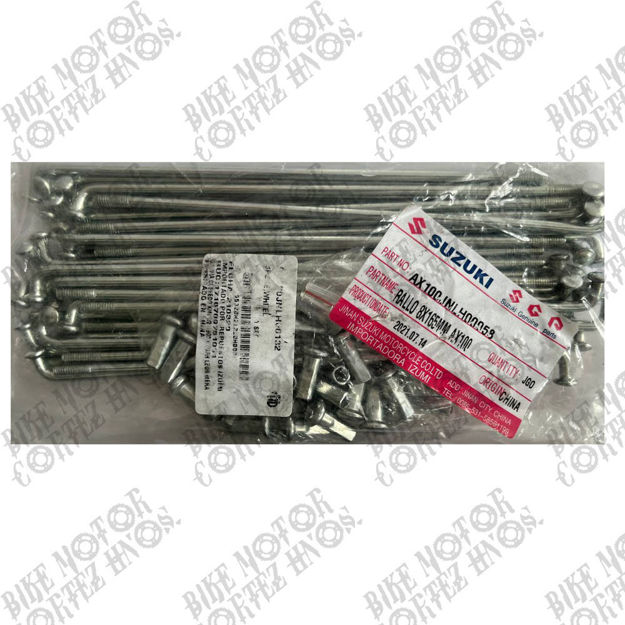 Imagen de Rayos 8Gx165 Suzuki Ax100 36pcs Rueda Posterior JNLH00058