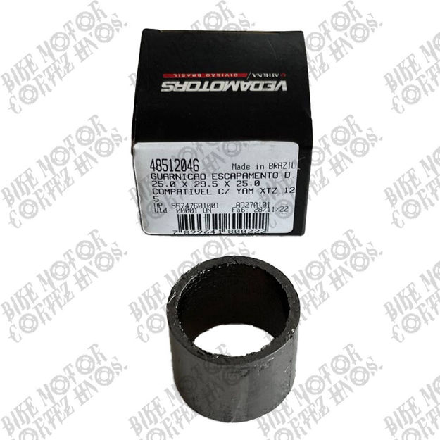 Imagen de Conector Escape Exosto Yamaha Xtz125 25X29,5X25 Vedamotos