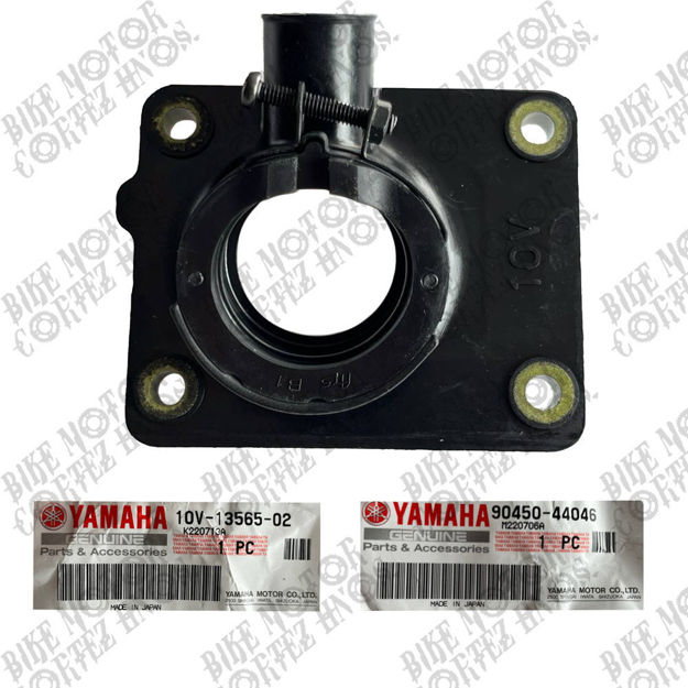 Imagen de Base Carburador Abrazadera Salida Yeis Yamaha Dtk125 DTk175 10V-13565-02  90450-44046  Yamaha Japon