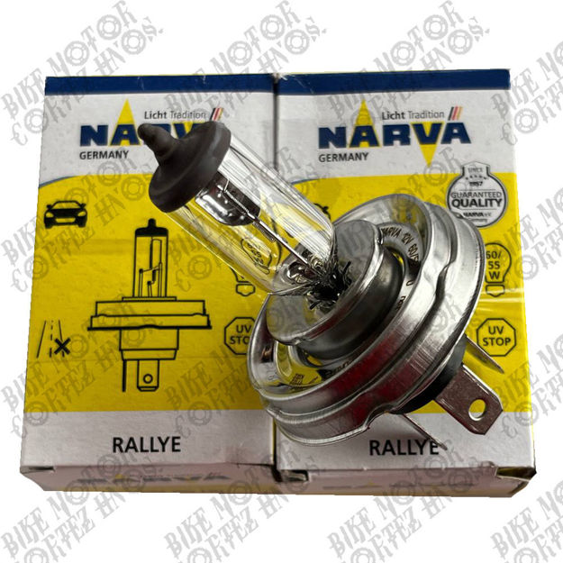 Imagen de Bombillo Faro Halogeno  P45 60/55W Narva Alemania Yamaha DTk125 DTk175