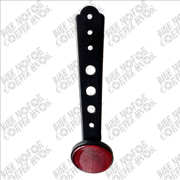 Imagen de Brazo Cola Porta Placa Yamaha Dtk con Reflectivo Rojo