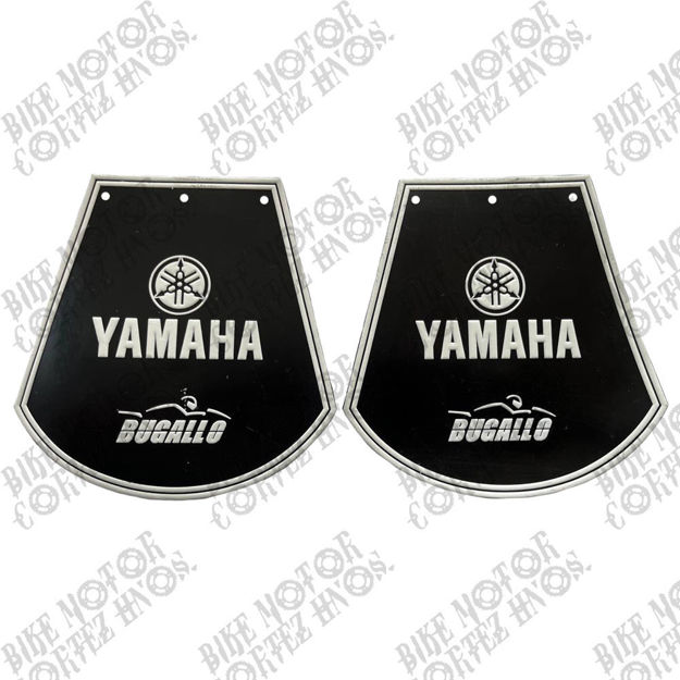 Imagen de Caucho Guardafango Cubre Lodo Logo Yamaha Dte Calimatic Trail