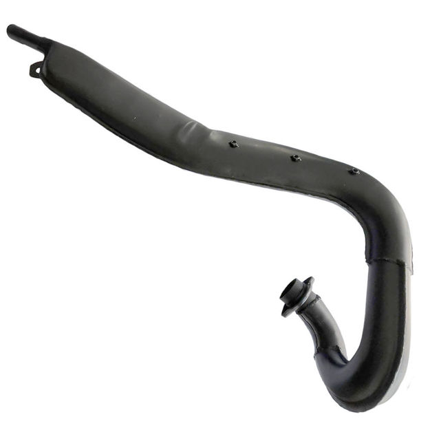 Imagen de Escape Suzuki Ts185 Negro Tipo Original