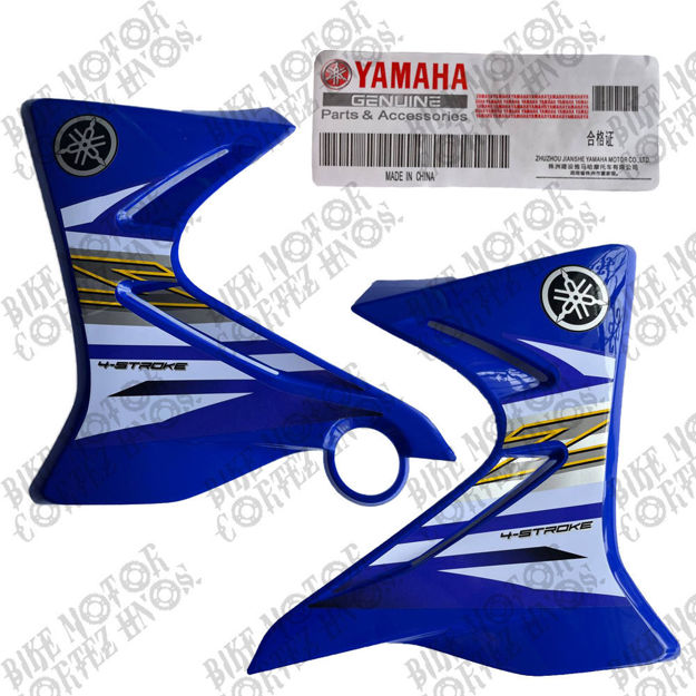 Imagen de Cobertor Tapa Tanque Yamaha Xtz125 Azul Calcomania Genuino