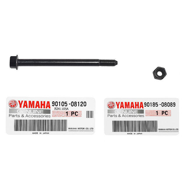 Imagen de Tornillo Tuerca Soporte Motor Yamaha Dtk125 Dtk175 90105-08120 90185-08089 Japon